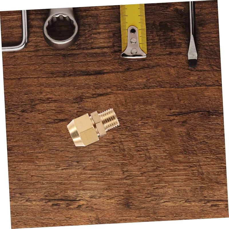 Cabilock NPT Thread Air Hose Adapter Fitting Compact Durable Brass Pipe Joint - Image 5